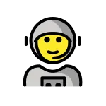 Man Astronaut SVG Icon